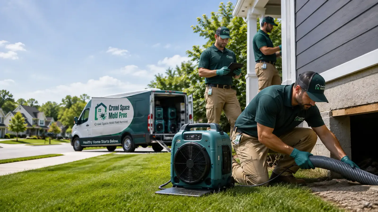 Crawl Space Mold Removal in Meridian, TX